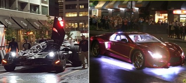 Το batmobile σε καταδίωξη του Joker-mobile στα νέα videos από τα γυρίσματα του «Suicide Squad»