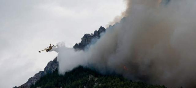 Μεγάλη φωτιά σε δασική έκταση στην Εύβοια -Επιχειρούν ισχυρές δυνάμεις της Πυροσβεστικής