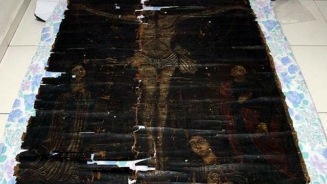 Βρέθηκε σπάνια εικόνα του Χριστού από τον 13ο αιώνα στην Τουρκία (pic &amp; vid)