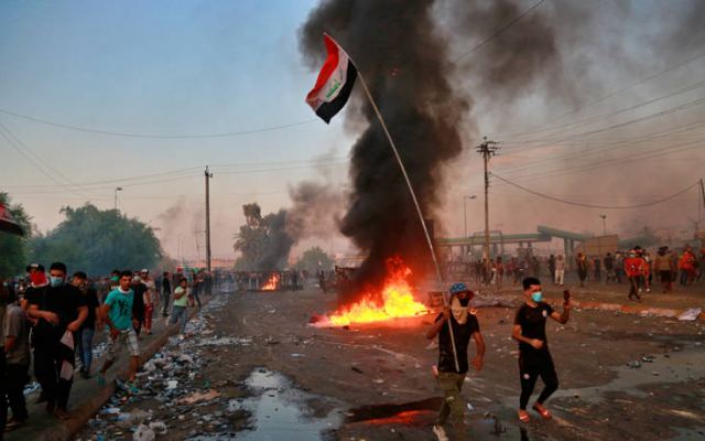 Αναταραχή και σήμερα στη Βαγδάτη, οι δυνάμεις ασφαλείας άνοιξαν πυρ κατά διαδηλωτών