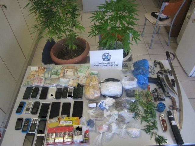 Εξαρθρώθηκε νέα εγκληματική οργάνωση με ναρκωτικά και έδρα τη Θεσσαλία