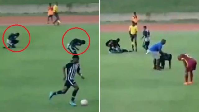 Απίστευτο: Ποδοσφαιριστές χτυπήθηκαν από κεραυνό (Video)