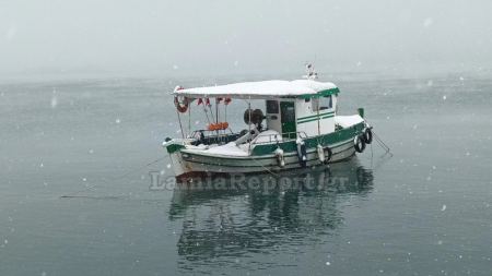Ισχυρή χιονόπτωση ξανά στη Γλύφα - Το ‘στρωσε στις βάρκες (ΒΙΝΤΕΟ-ΦΩΤΟ)