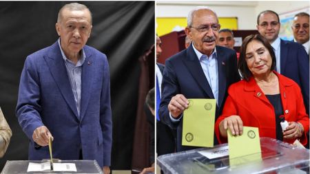 Εκλογές στην Τουρκία: Ψήφισαν ταυτόχρονα Ερντογάν και Κιλιτσντάρογλου