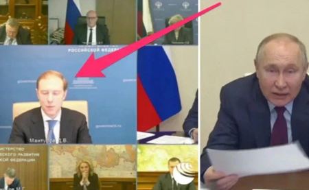 Βίντεο με τον έξαλλο Πούτιν που ξεφτιλίζει δημόσια υπουργό του – «Γιατί χαζολογάς;»