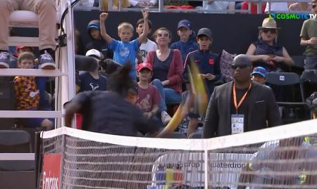 Ο Μίκαελ Ίμερ διέλυσε την καρέκλα του umpire με τη ρακέτα του και αποβλήθηκε από το τουρνουά στη Λιόν