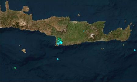 Κρήτη: Απανωτοί σεισμοί τη νύχτα στο Ηράκλειο – 4,3 Ρίχτερ ο μεγαλύτερος