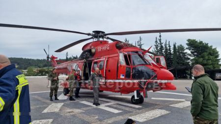 Επιχείρηση διάσωσης ορειβάτη με ελικόπτερο - Μεταφέρθηκε στο ΓΝ Λαμίας (ΒΙΝΤΕΟ)