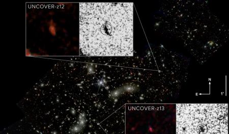 James Webb: Στο Σμήνος της Πανδώρας ο δεύτερος πιο μακρινός γαλαξίας