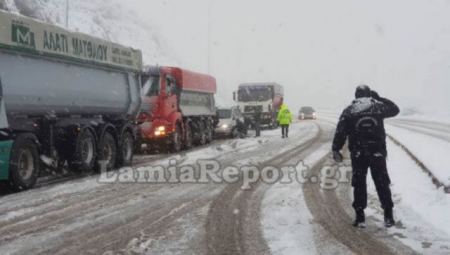 Διακοπή κυκλοφορίας βαρέων οχημάτων στην Εύβοια