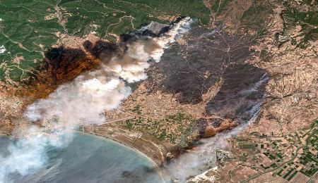 Φωτιά στην Αλεξανδρούπολη: Δορυφόρος αποκαλύπτει το μέγεθος του πύρινου εφιάλτη - Δείτε φωτογραφίες
