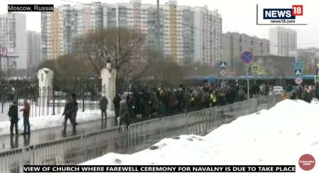 Εδώ θα ταφεί ο Αλεξέι Ναβάλνι - Κόσμος συγκεντρώνεται για την κηδεία - Live εικόνα