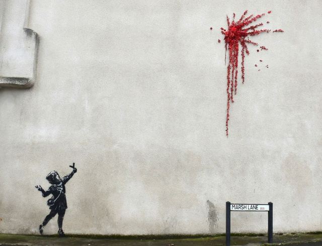 Το έργο του Banksy για τον Άγιο Βαλεντίνο!