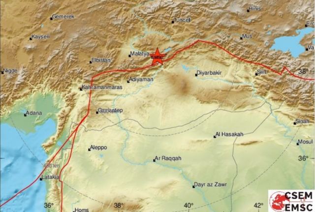 Ισχυρός σεισμός 4,9 Ρίχτερ στην Τουρκία!