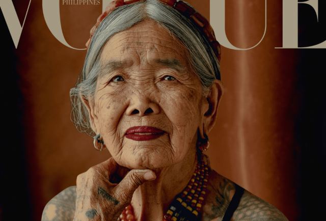 To γηραιότερο άτομο στο εξώφυλλο της Vogue: Φιλιππινέζα, ιθαγενής, tattoo artist, 106 ετών!
