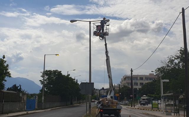 Λαμία: Ξεκίνησε η αντικατάσταση του οδοφωτισμού της πόλης με LED