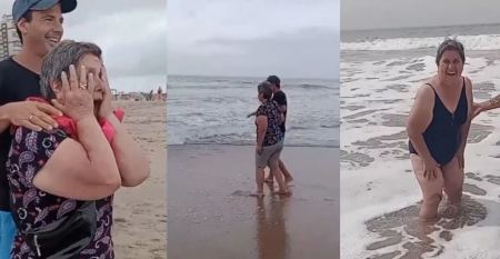 Η συγκινητική αντίδραση μιας 72χρονης που βλέπει για πρώτη φορά τη θάλασσα: Η απίστευτη ατάκα της