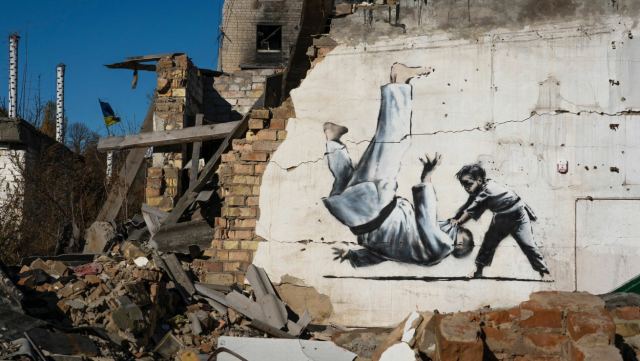 Ο Banksy ανακηρύχθηκε επίτιμος πολίτης του Irpin