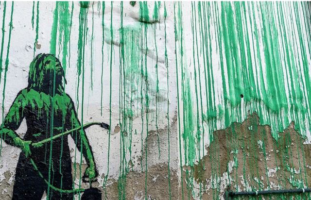 Βανδάλισαν το τελευταίο έργο του Banksy στο Λονδίνο
