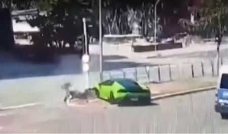 Βραζιλία: Οδηγός Lamborghini εμβόλισε μηχανόβιο που του άρπαξε το Rolex