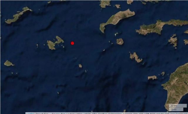 Σεισμός 3,6 Ρίχτερ στην Αστυπάλαια – Στη θάλασσα το επίκεντρο