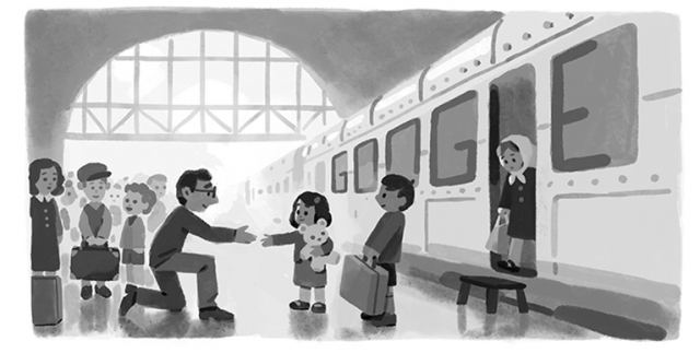 Το νέο doodle με τον Νίκολας Γουίντον - Ο &quot;Βρετανός Σίντλερ&quot; που τιμά η Google