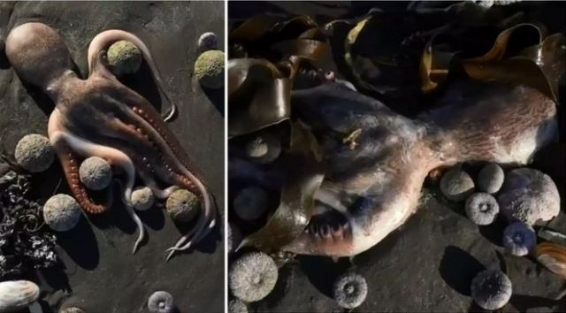 Απόκοσμη εικόνα στην Ρωσία με εκατοντάδες θαλάσσια ζώα νεκρά (video)