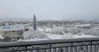 Μάχη με το χιονιά στην εθνική οδό - Χωρίς ρεύμα η Αταλάντη και χωριά της Λοκρίδας