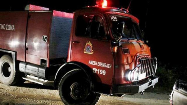 Πυρκαγιά σε λεβητοστάσιο τα ξημερώματα στη Φουρνά