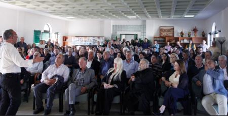 Πλήθος κόσμου στην ομιλία του Χρήστου Σταϊκούρα στις Λιβανάτες