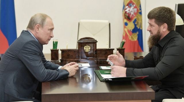 Ο Πούτιν έκανε τον Τσετσένο Καντίροφ υποστράτηγο - Φήμες ότι τον προορίζει για υπουργό Άμυνας