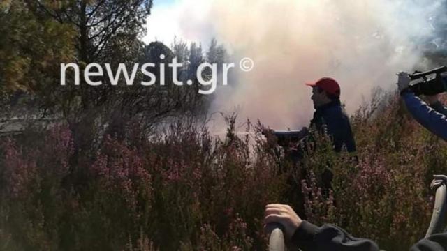Φωτιά στη Χαλκιδική: Από τη θάλασσα θα φύγουν οι κάτοικοι αν γίνει εκκένωση