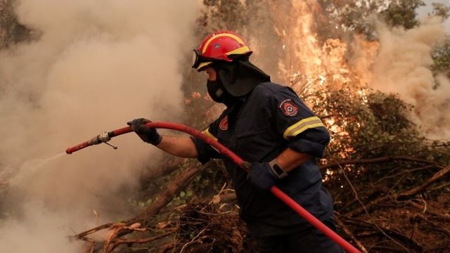 Πυρκαγιά σε γεωργική έκταση στην περιοχή Μαρκόπουλο Ηλείας