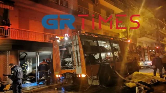 Θεσσαλονίκη: Ένας νεκρός από πυρκαγιά σε κατάστημα