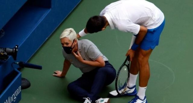 US Open: Τιμωρία με αποκλεισμό για τον Τζόκοβιτς - Χτύπησε επόπτρια από τα νεύρα του (ΒΙΝΤΕΟ)