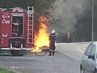 Πυρκαγιά σε όχημα που επέβαιναν μικρά παιδιά
