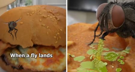 Τι συμβαίνει όταν μια μύγα προσγειώνεται στο φαγητό σου; Αποκαλυπτικό βίντεο - «Γιατί το είδα αυτό;»