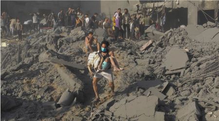 Yπ. Υγείας Χαμάς: 45 νεκροί από βομβαρδισμό στον προσφυγικό καταυλισμό Μαγκάζι