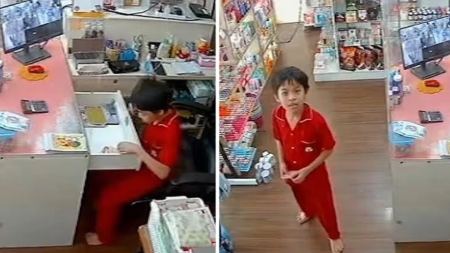 Πιτσιρικάς έκλεψε από το ταμείο της μητέρας του αλλά ξέχασε την κάμερα - Η αντίδρασή του έγινε viral
