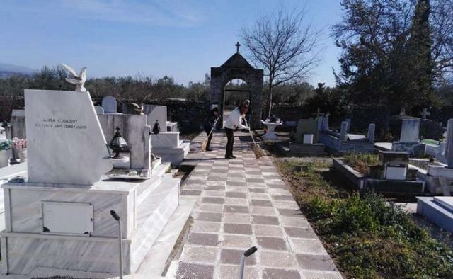 Δήμος Λαμιέων: Συνεχίζονται οι παρεμβάσεις στα νεκροταφεία