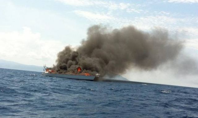 Πυρκαγιά σε φορτηγό πλοίο που έπλεε στον Παγασητικό