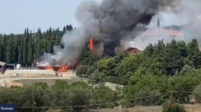 Συναγερμός στην Πυροσβεστική: Φωτιά στην Αμερικανική Γεωργική Σχολή Θεσσαλονίκης [Βίντεο - Εικόνες]