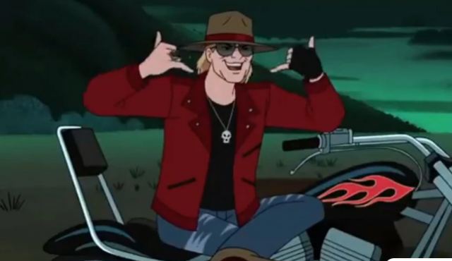 Axl Rose: Ο frontman των Guns N’ Roses σε επεισόδιο του Scooby Doo (pics, vid)
