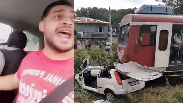 Mετέδωσε live τον θάνατό του: Το αυτοκίνητό του συγκρούστηκε με τρένο - ΒΙΝΤΕΟ