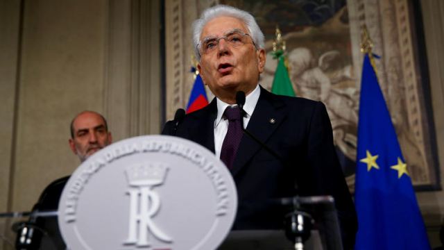 Κρίση στην Ιταλία: Διάγγελμα του προέδρου της χώρας