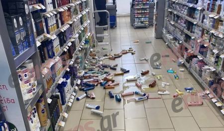 Σεισμός στην Εύβοια: Έπεσαν προϊόντα από τα ράφια σούπερ μάρκετ - Έκλεισαν τα σχολεία