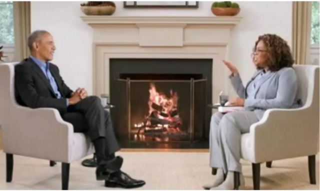 Μια συνέντευξη «θαύμα»! Όπρα και Ομπάμα κάθονταν δίπλα δίπλα αλλά χιλιάδες μίλια μακριά