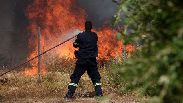 Πυρκαγιά σε δασική έκταση στην περιοχή Θυρίου της Αιτωλοακαρνανίας