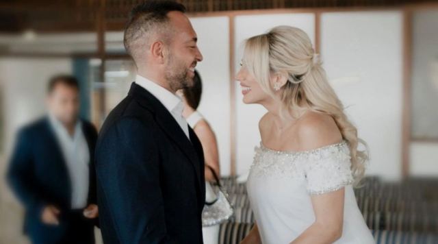 Σπυροπούλου - Σταθοκωστόπουλος: Ανέβασαν βίντεο από την ημέρα του γάμου τους