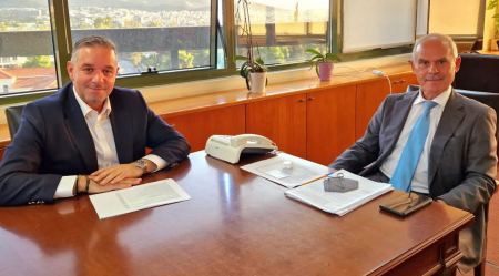 Συνάντηση Θέμη Χειμάρα με τον Υφυπουργό Χωροταξίας και Αστικού Περιβάλλοντος
